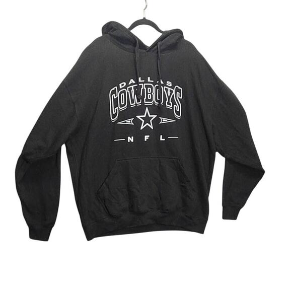 Dallas Cowboys A.M.S. NFL Football Black Mens Size 3XL Hoodie Sweater - Picture 1 of 6